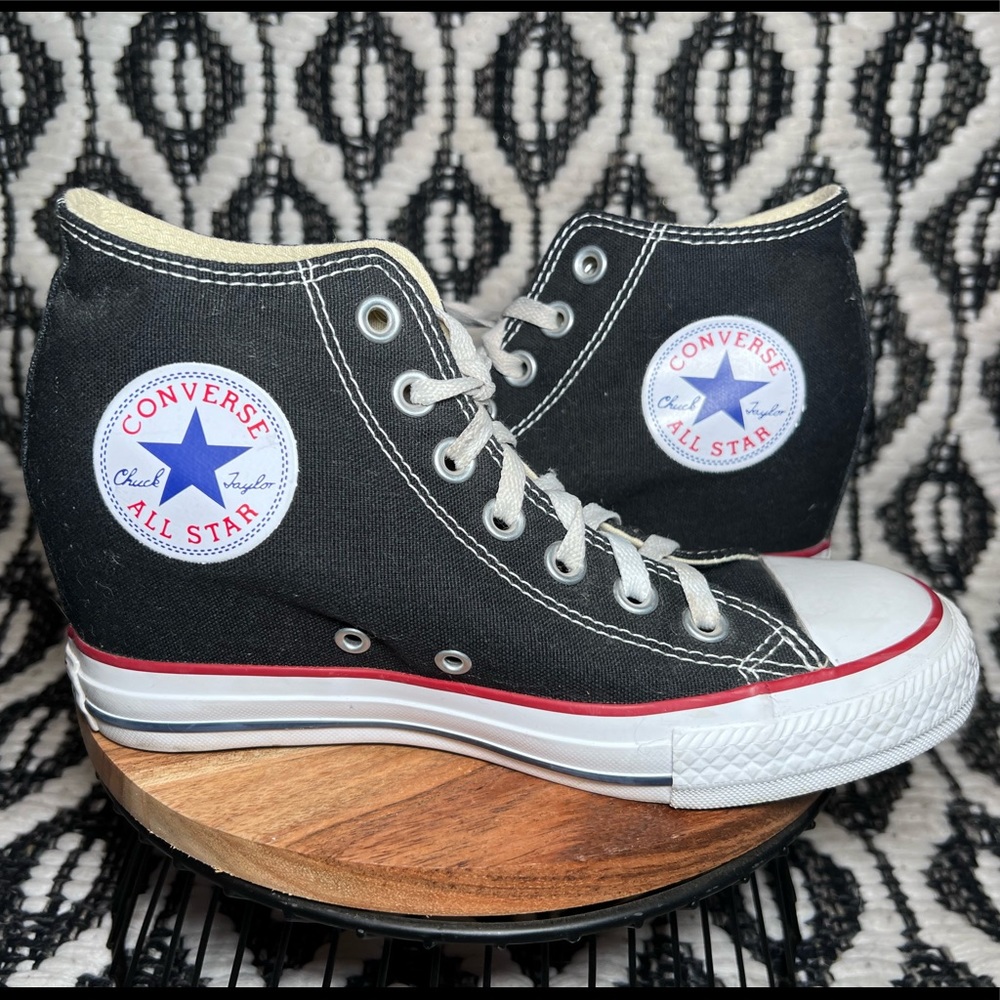 Women’s High Top Converse with hidden wedge heel